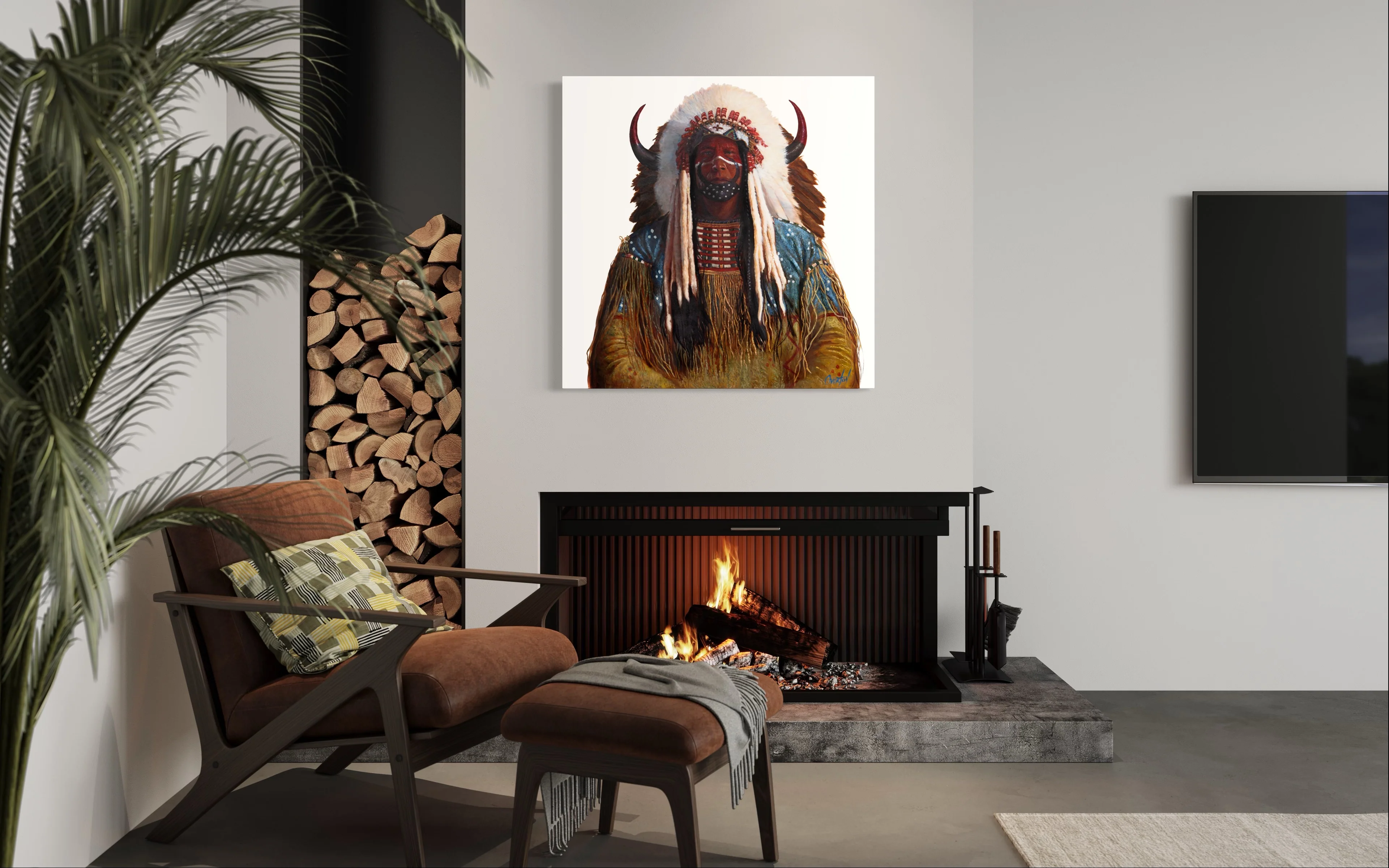 AMERICAN HORSE | Luxe Collection Canvas Print - Image 3