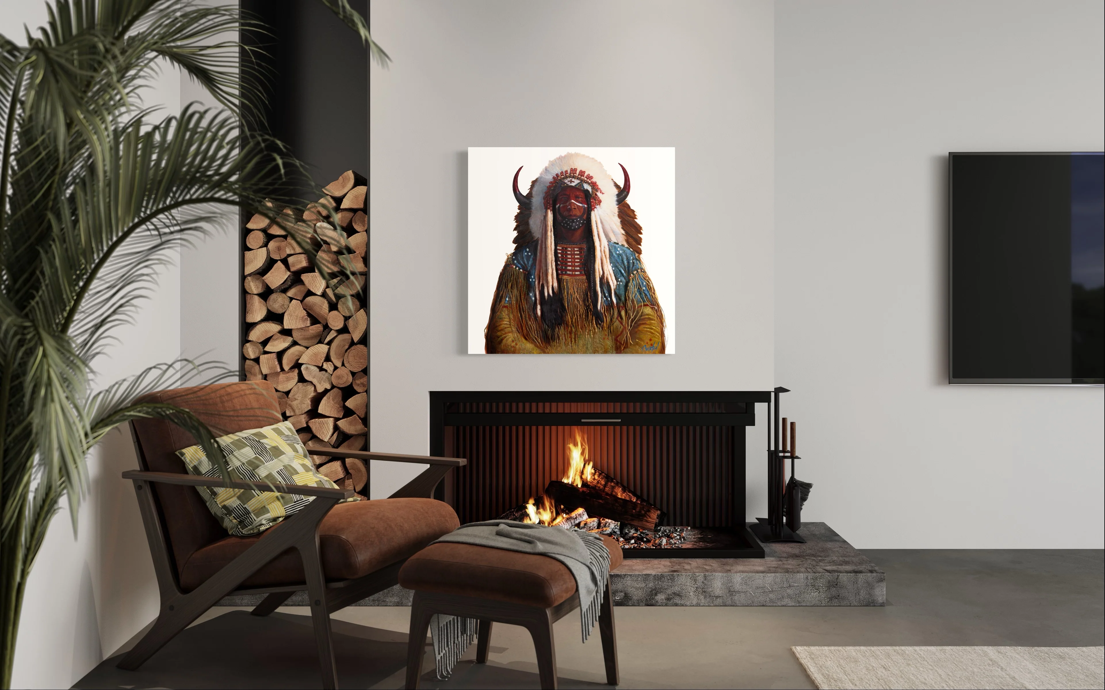 AMERICAN HORSE | Luxe Collection Canvas Print - Image 4