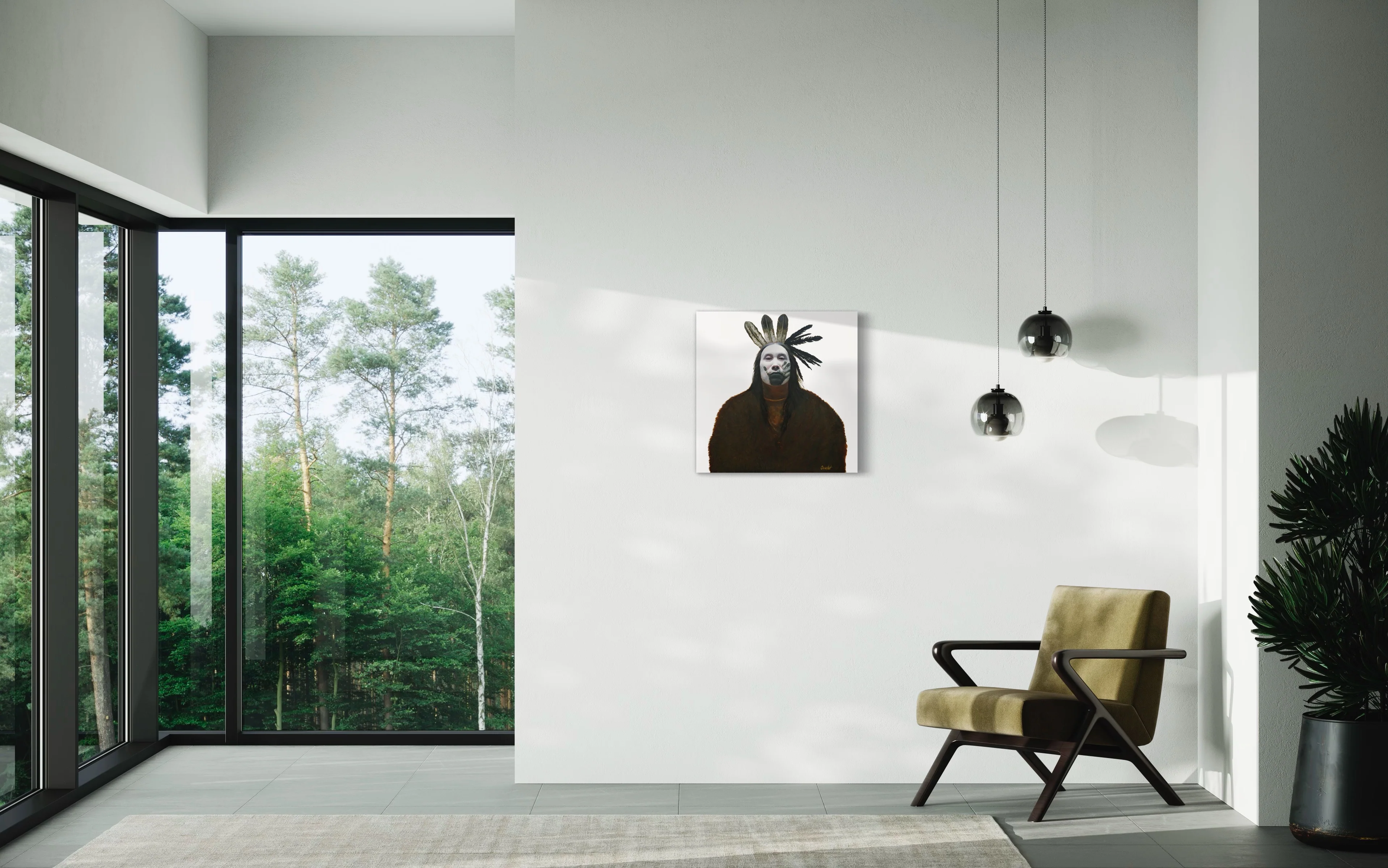 BLACK HAND | Luxe Collection Canvas Print - Image 3