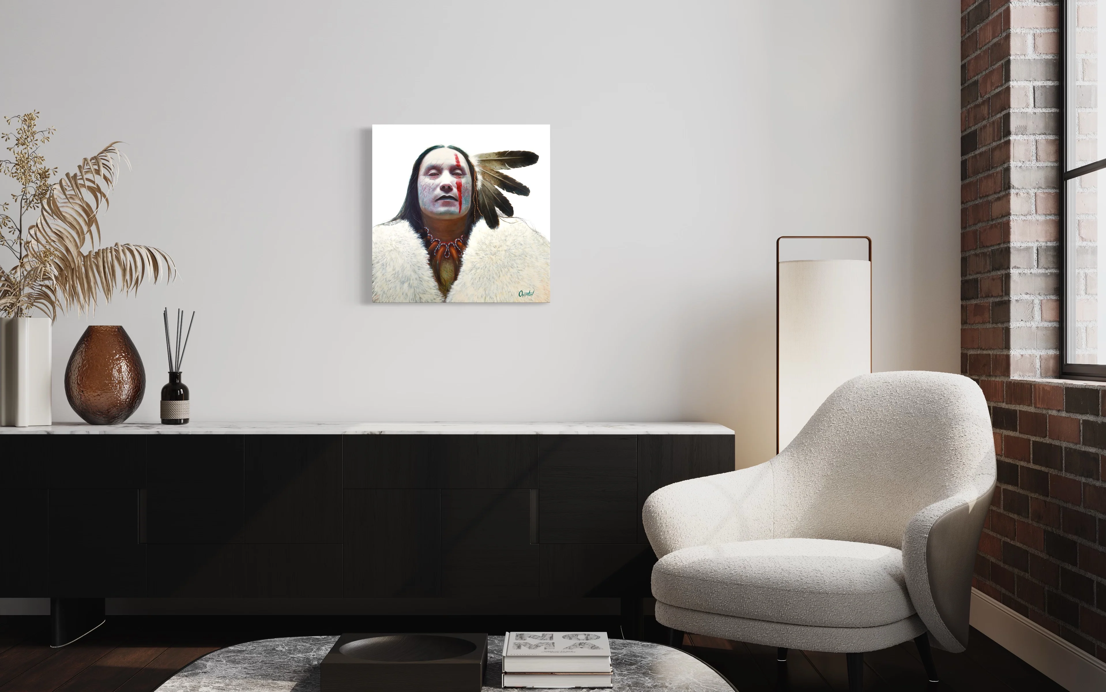 BLOOD WOLF | Luxe Collection Canvas Print - Image 3