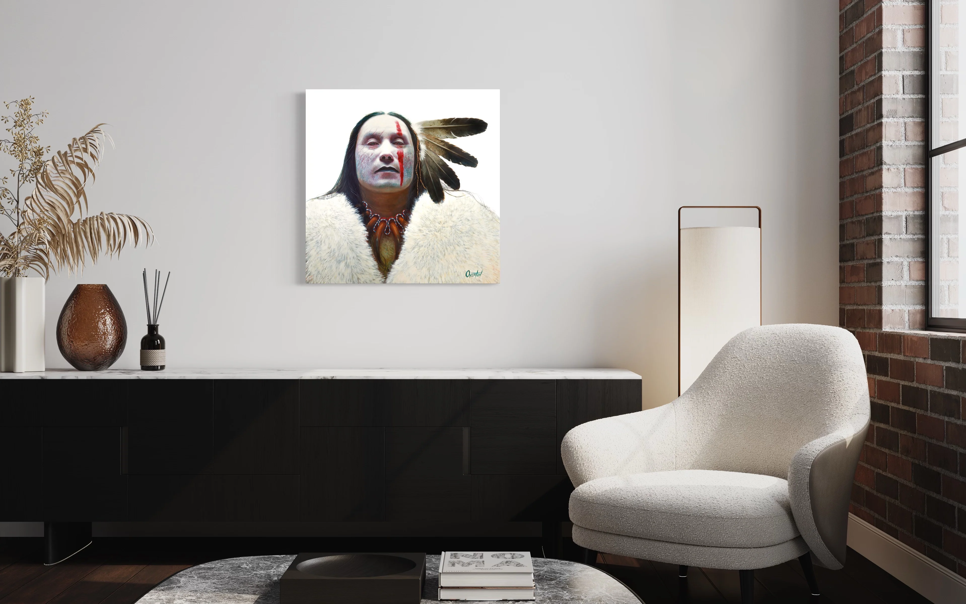 BLOOD WOLF | Luxe Collection Canvas Print - Image 4