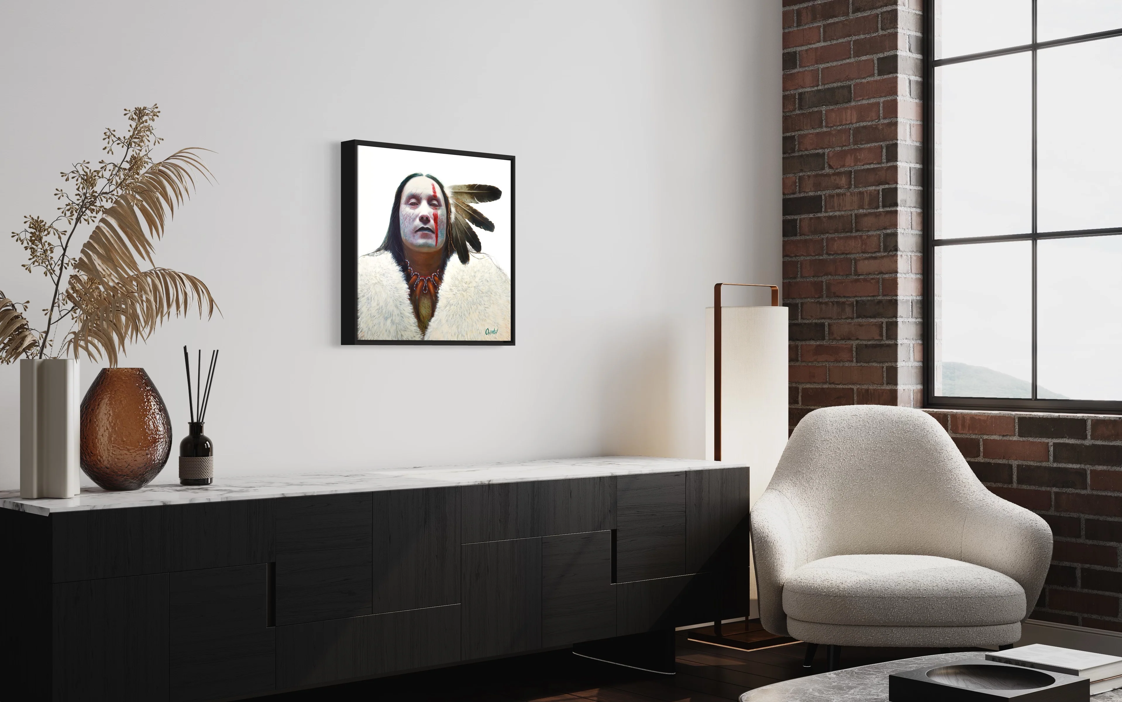 BLOOD WOLF | Luxe Collection Canvas Print - Image 6