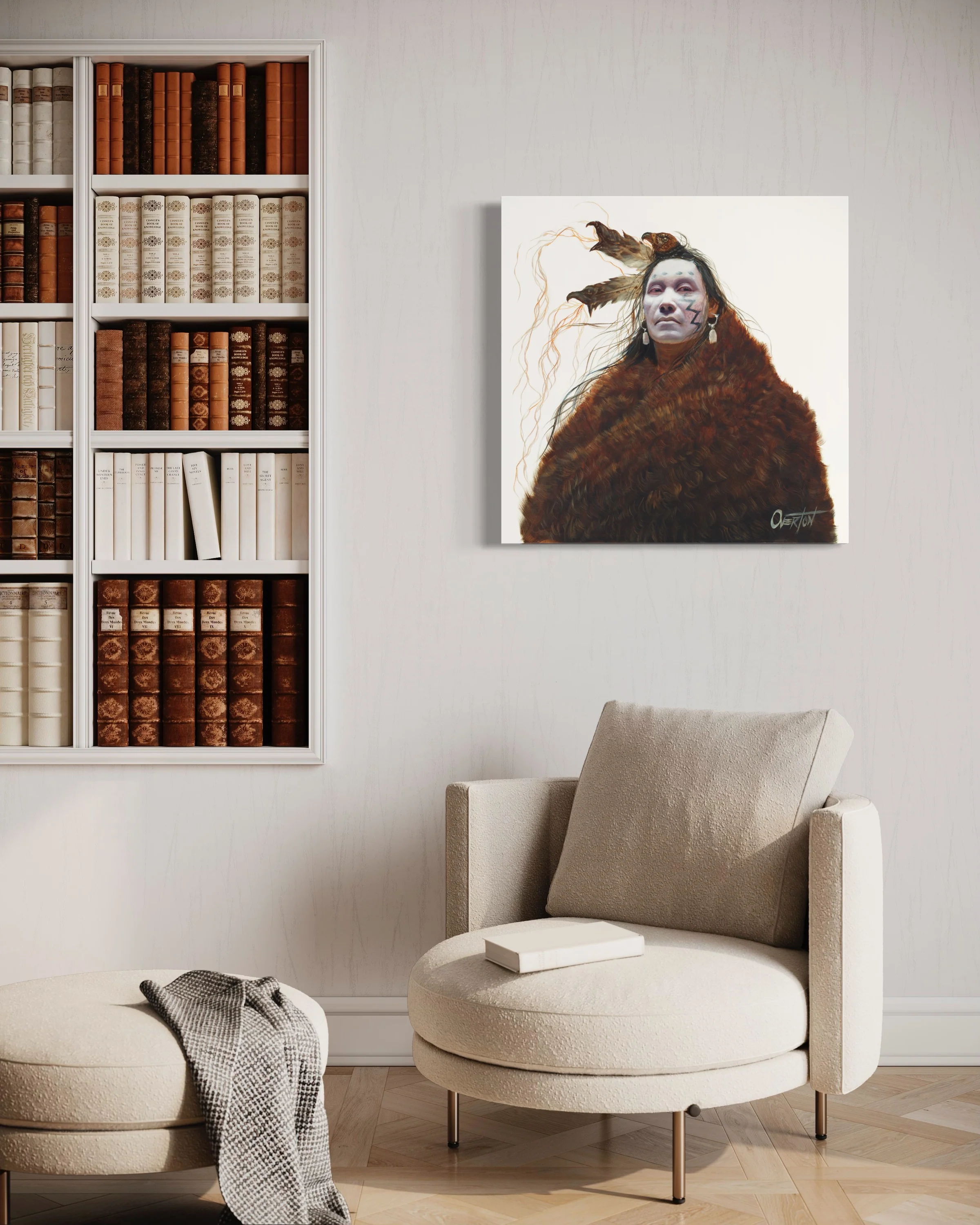 BRINGS THEM TO THE LIGHT | Luxe Collection Canvas Print - Image 4