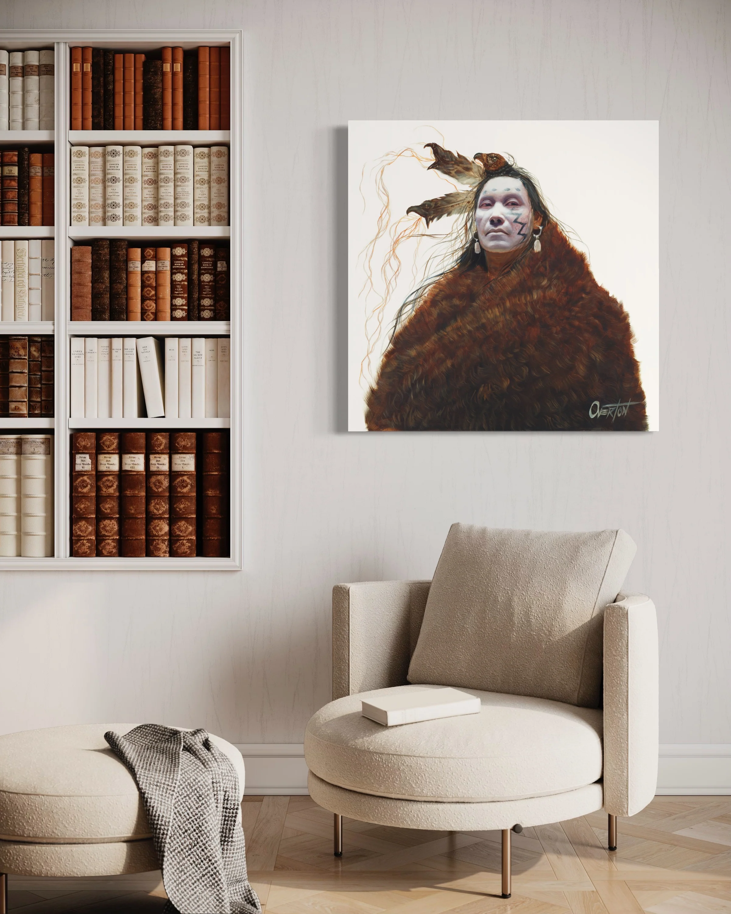 BRINGS THEM TO THE LIGHT | Luxe Collection Canvas Print - Image 5