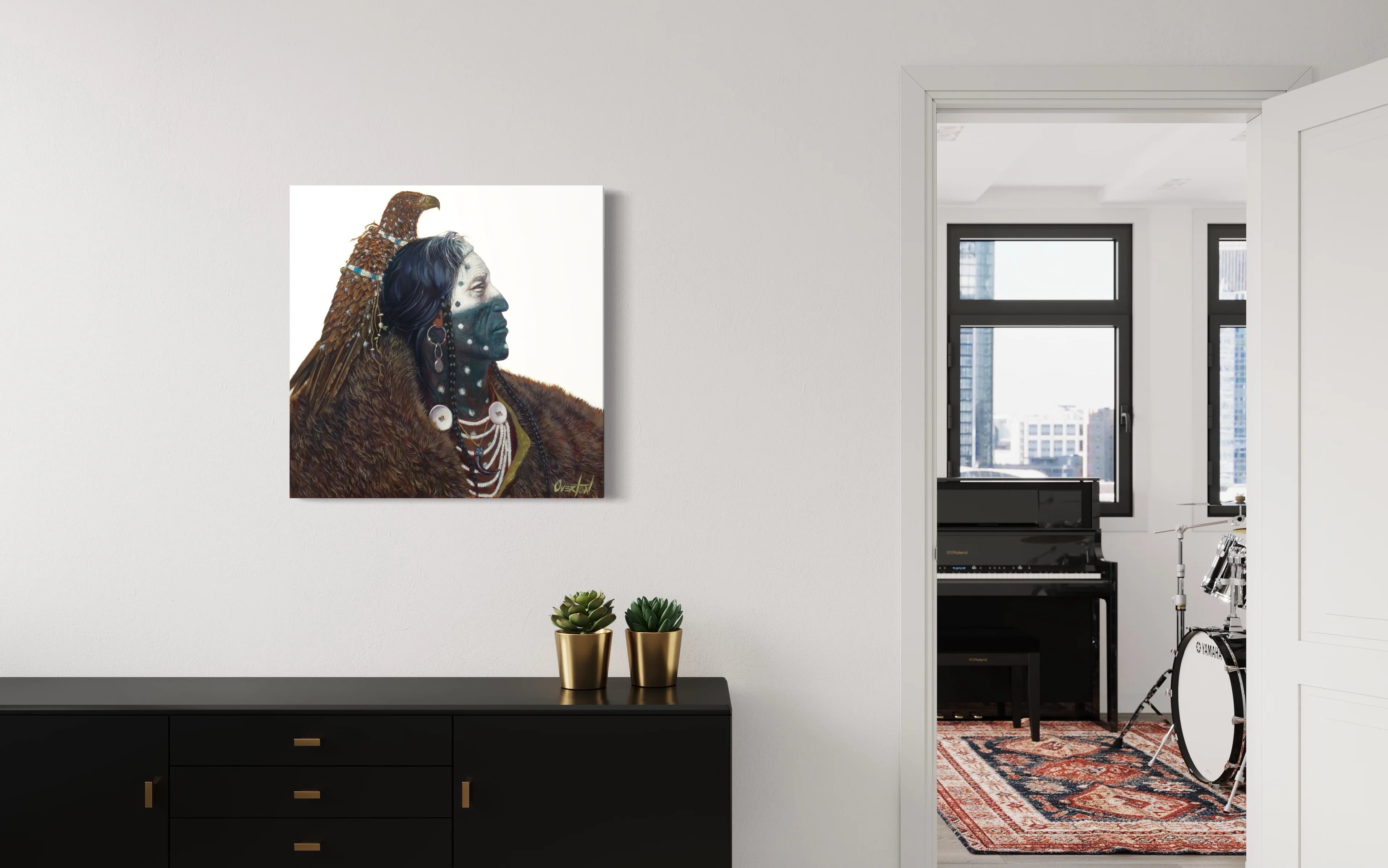 CONQUERING EAGLE | Luxe Collection Canvas Print - Image 4