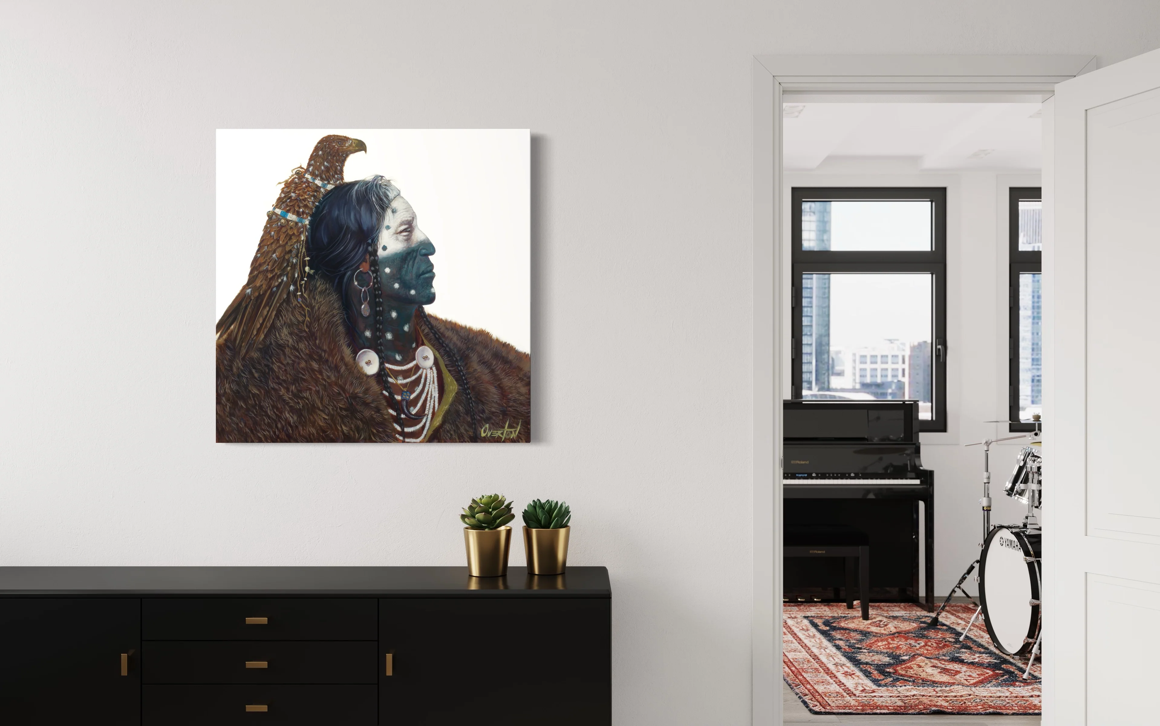 CONQUERING EAGLE | Luxe Collection Canvas Print - Image 5