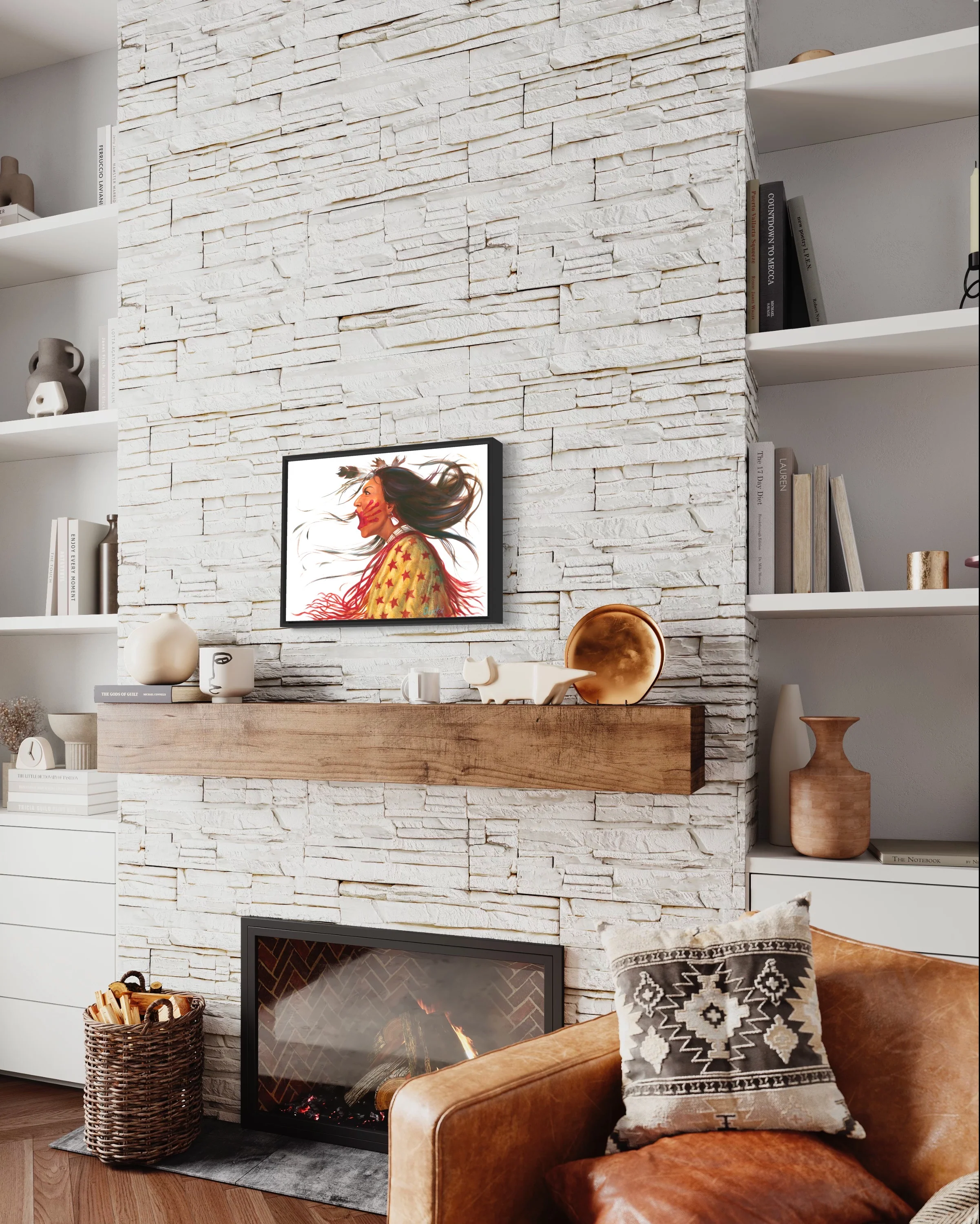 FIRE SKY | Luxe Collection Canvas Print - Image 7