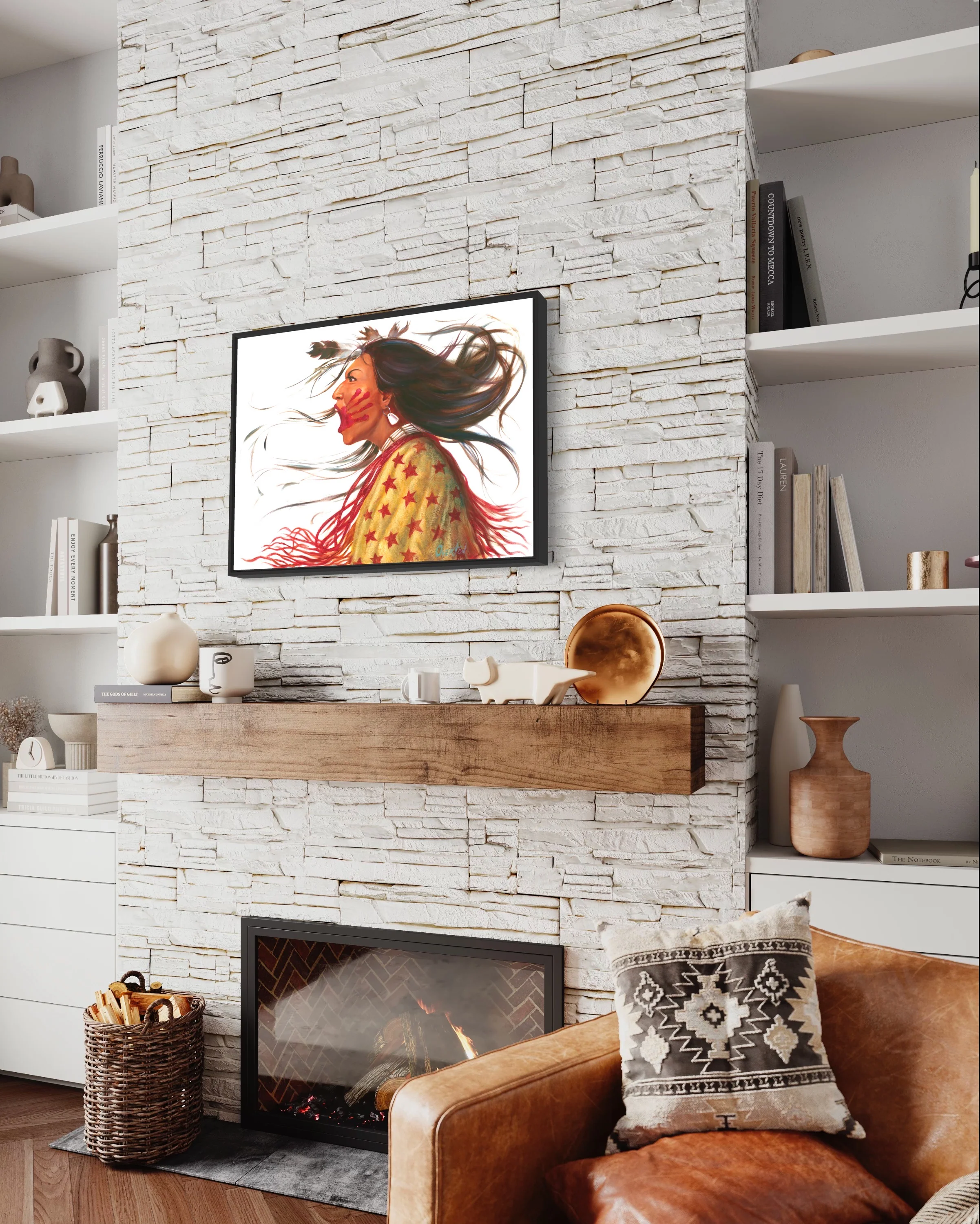 FIRE SKY | Luxe Collection Canvas Print - Image 9