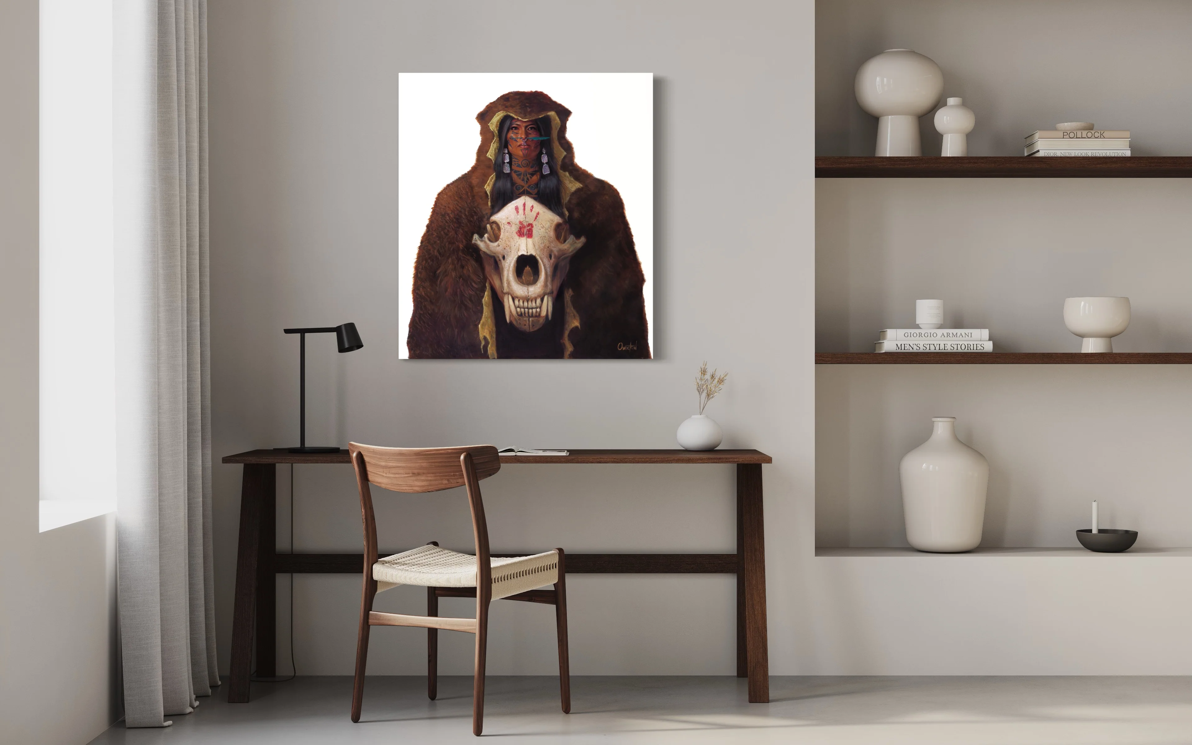 HER VOICE SHAKES THE MOUNTAIN | Luxe Canvas Print - Image 3