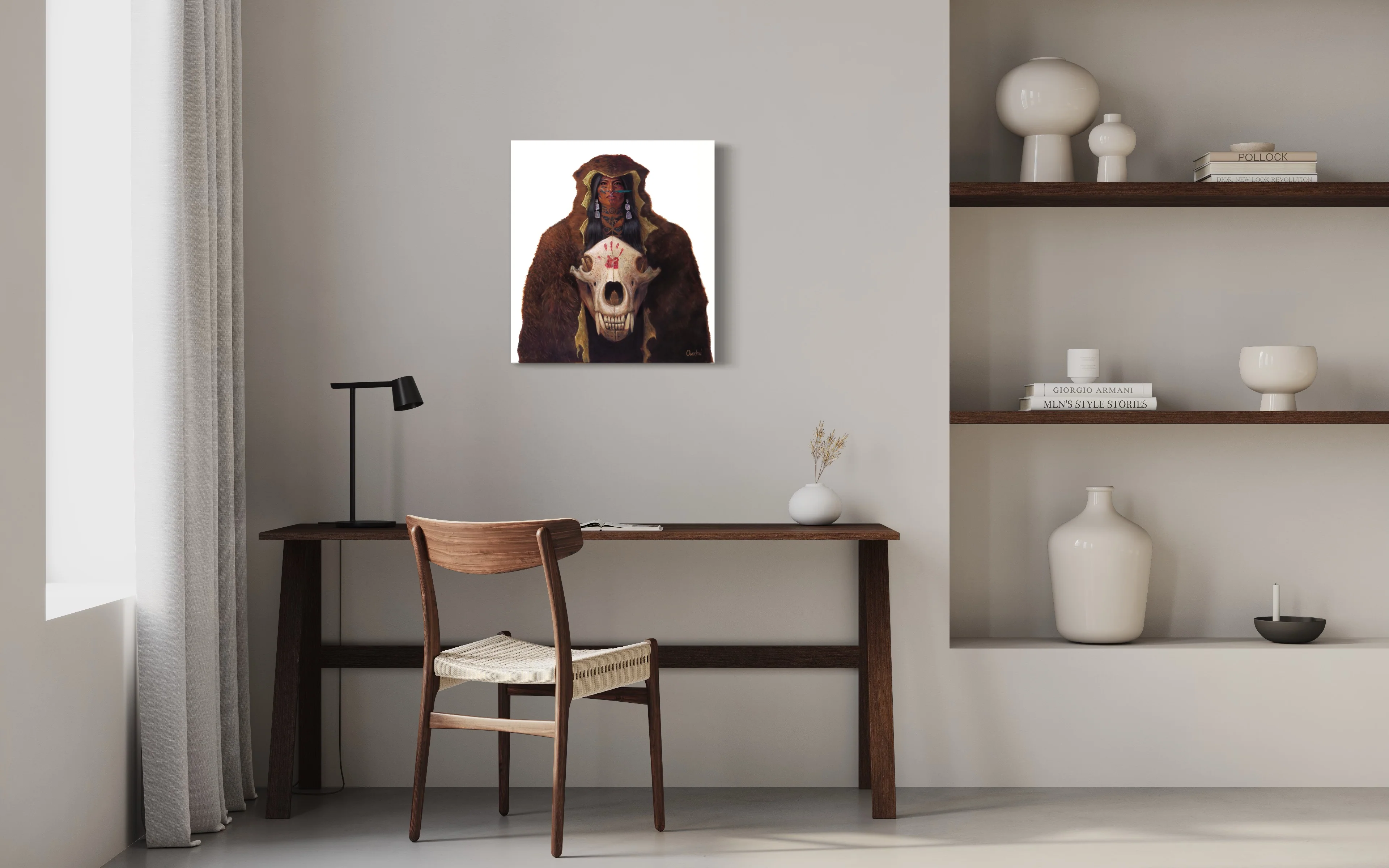 HER VOICE SHAKES THE MOUNTAIN | Luxe Canvas Print - Image 5