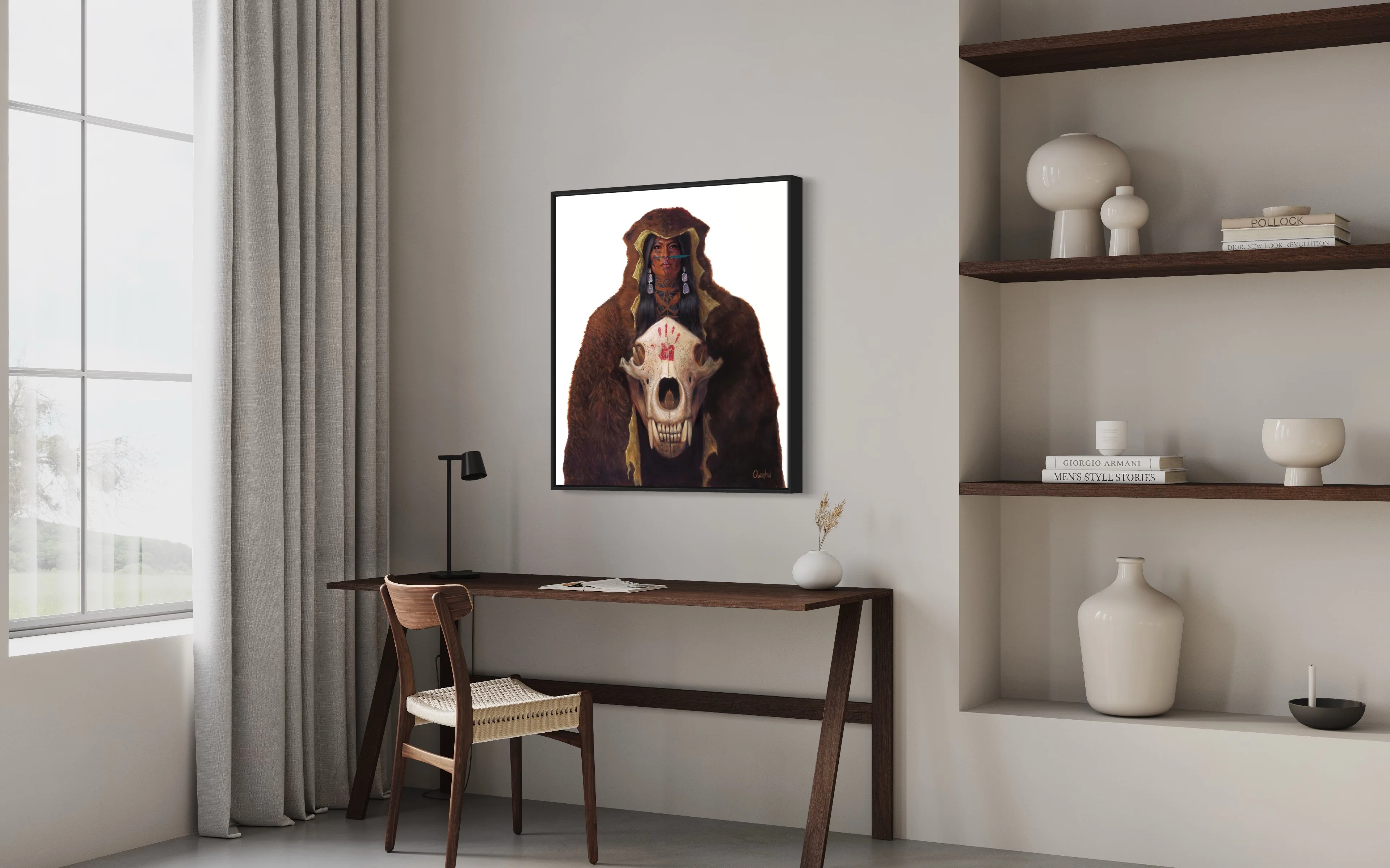 HER VOICE SHAKES THE MOUNTAIN | Luxe Canvas Print - Image 8