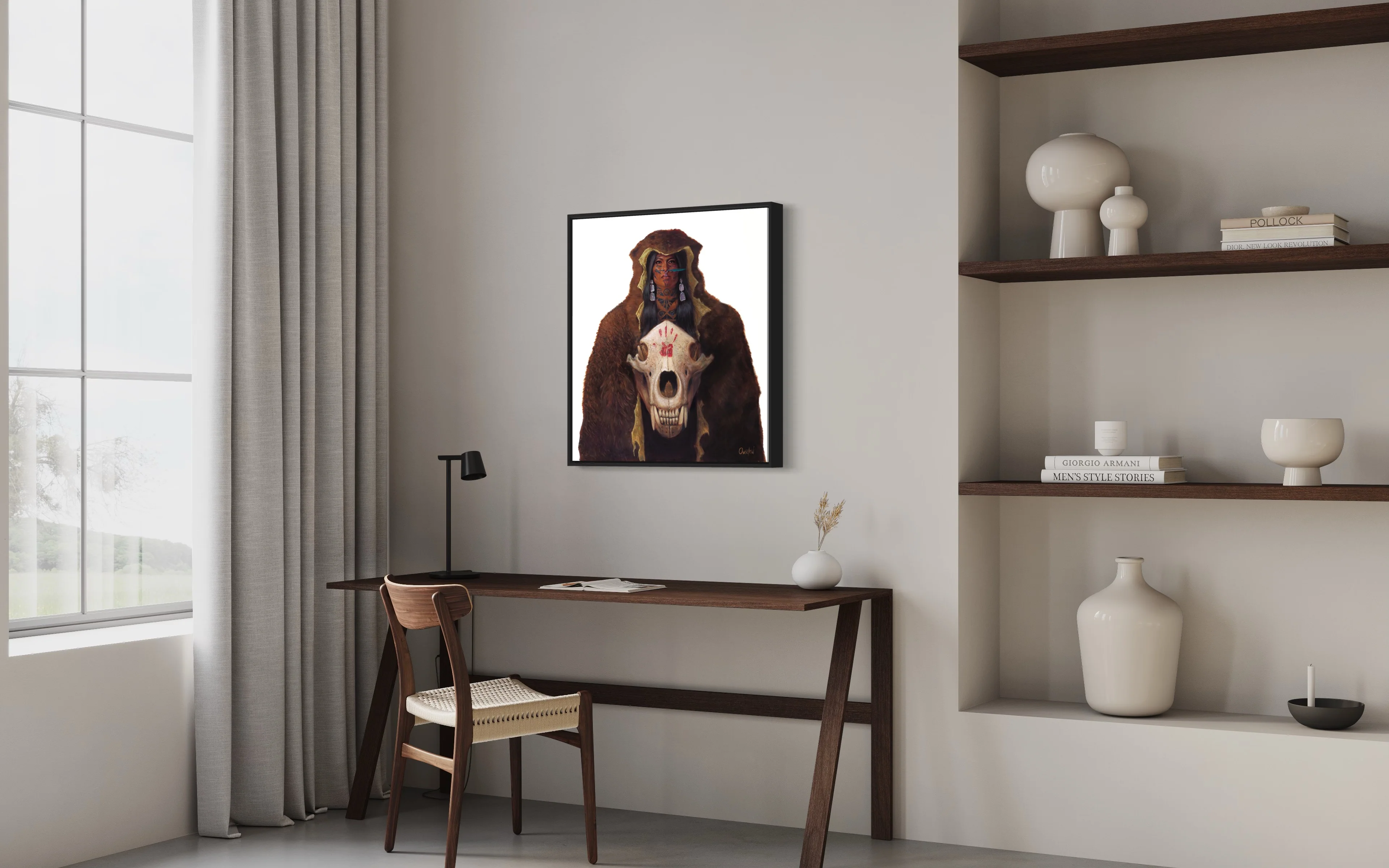 HER VOICE SHAKES THE MOUNTAIN | Luxe Canvas Print - Image 9