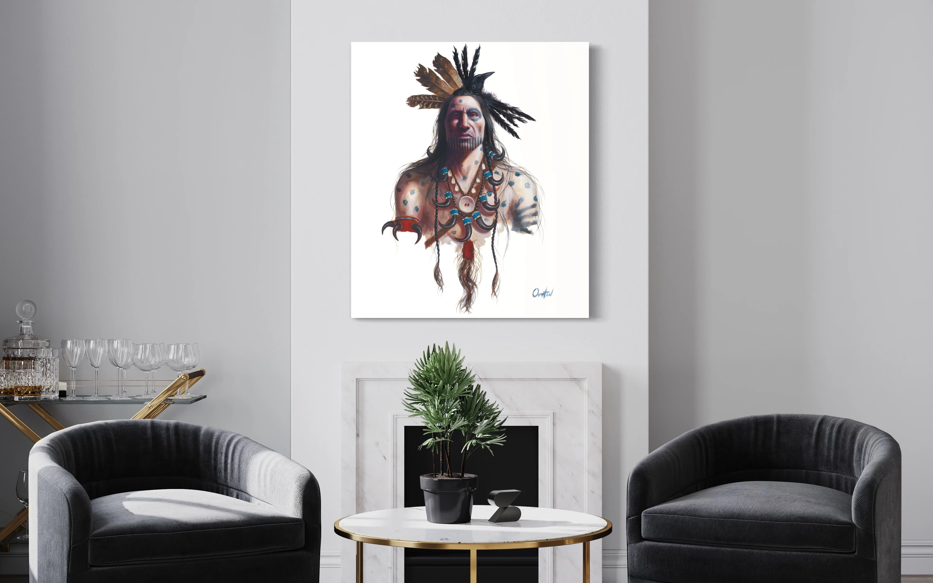 CROW HORSE | Luxe Collection Canvas Print - Image 3