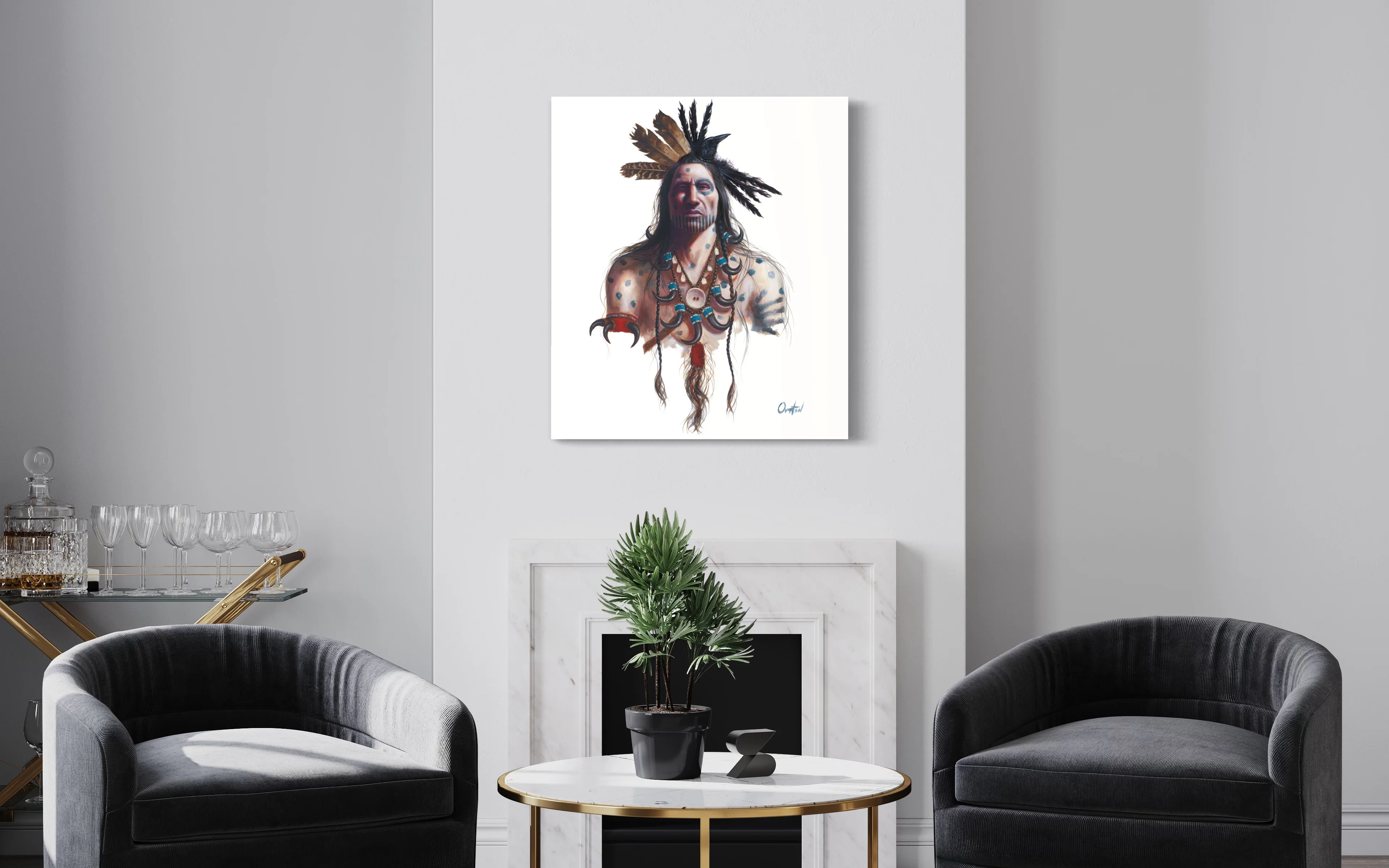 CROW HORSE | Luxe Collection Canvas Print - Image 4
