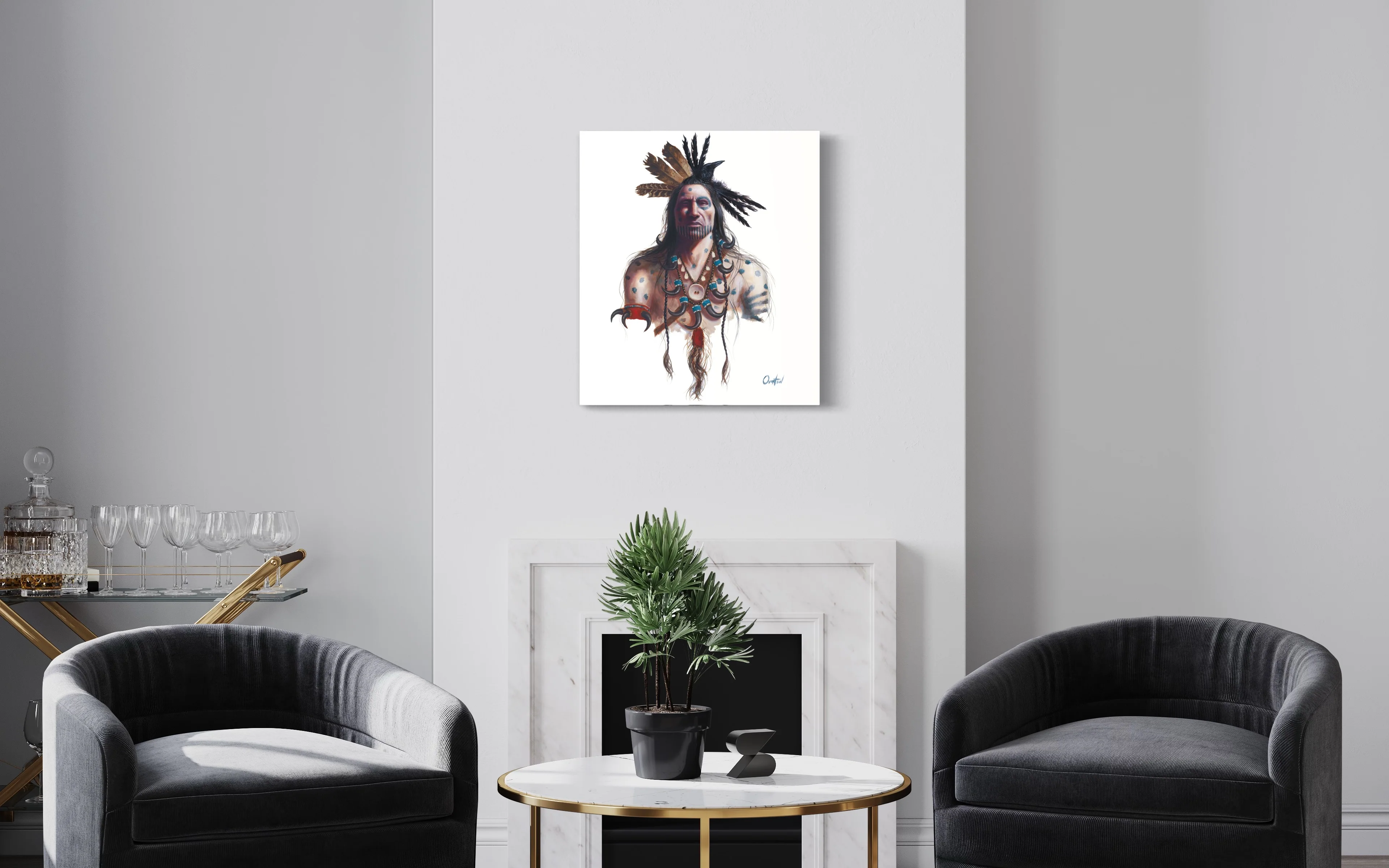 CROW HORSE | Luxe Collection Canvas Print - Image 5