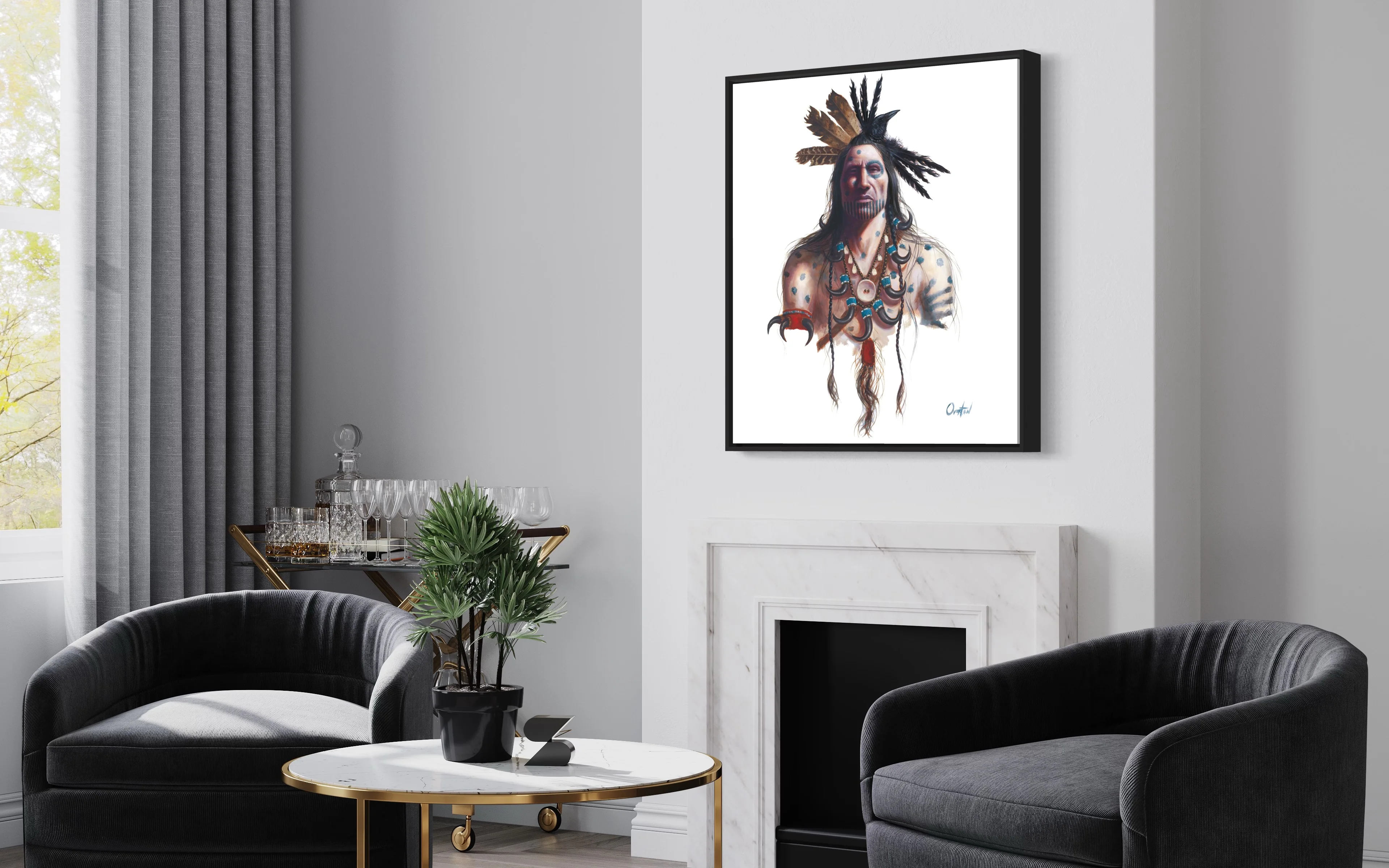 CROW HORSE | Luxe Collection Canvas Print - Image 7