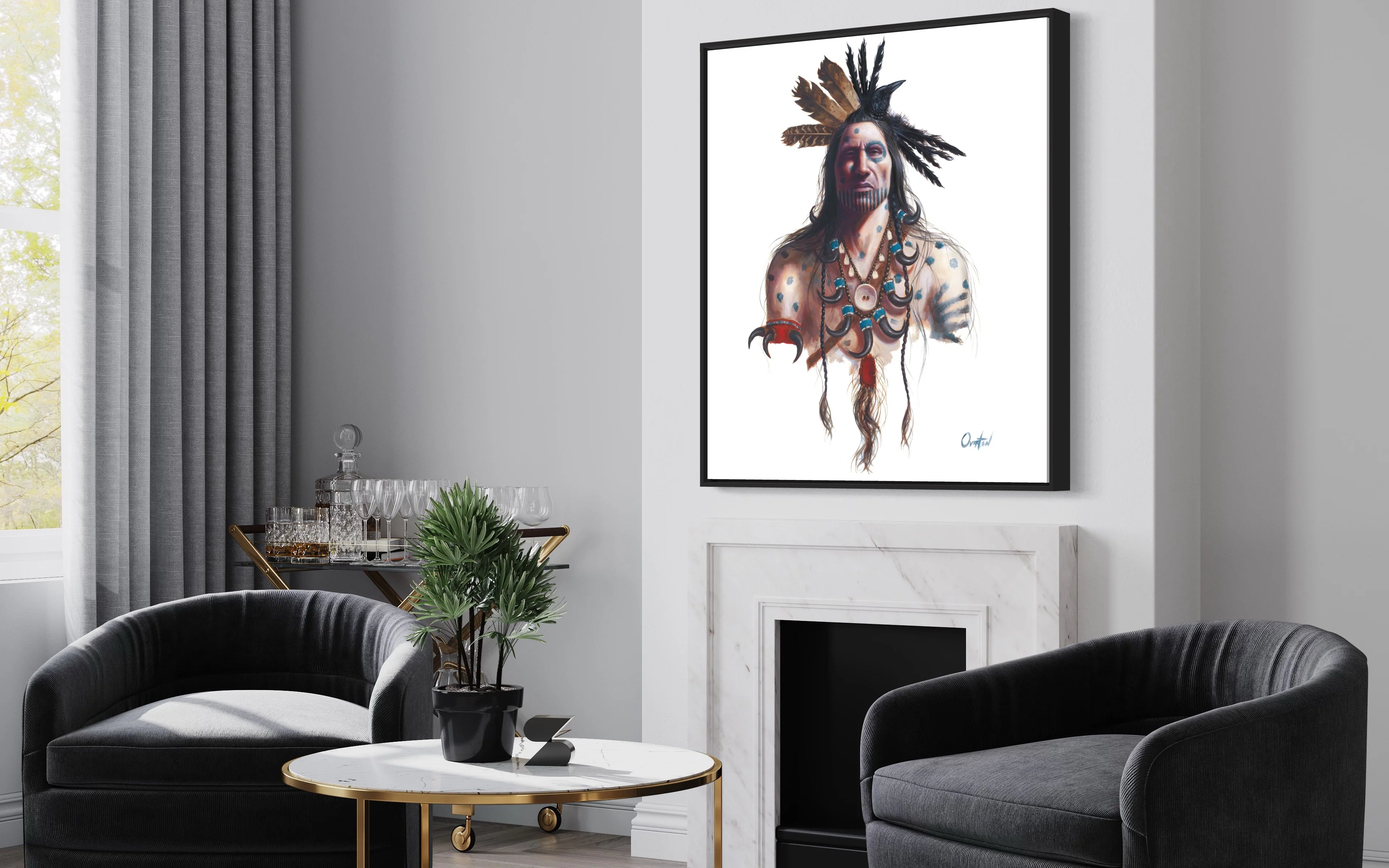 CROW HORSE | Luxe Collection Canvas Print - Image 8