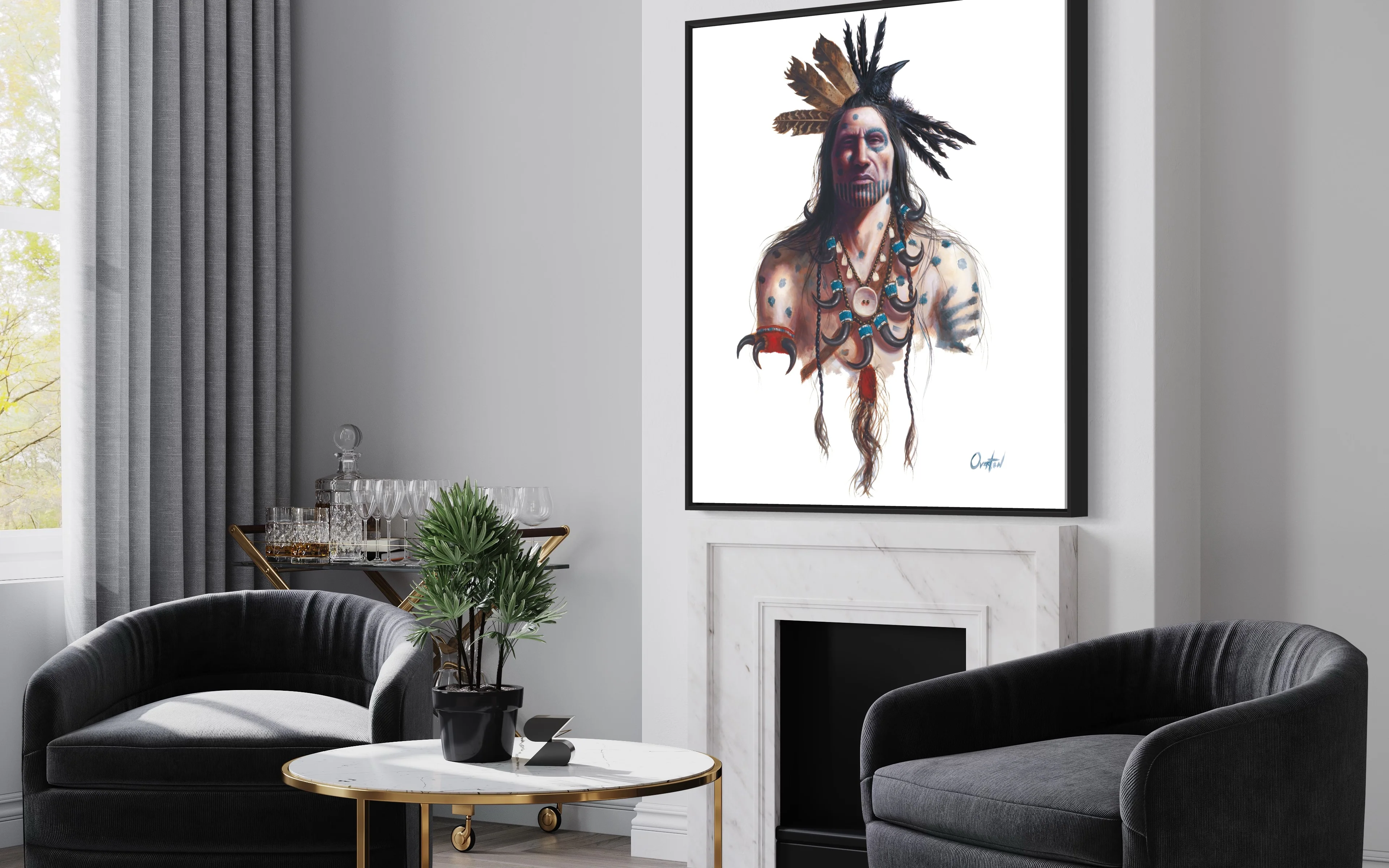 CROW HORSE | Luxe Collection Canvas Print - Image 9