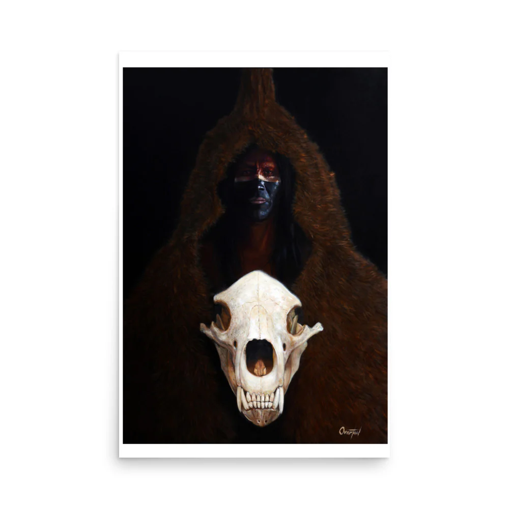 HOLLOW HORN BEAR | Fine Art Print - Image 3