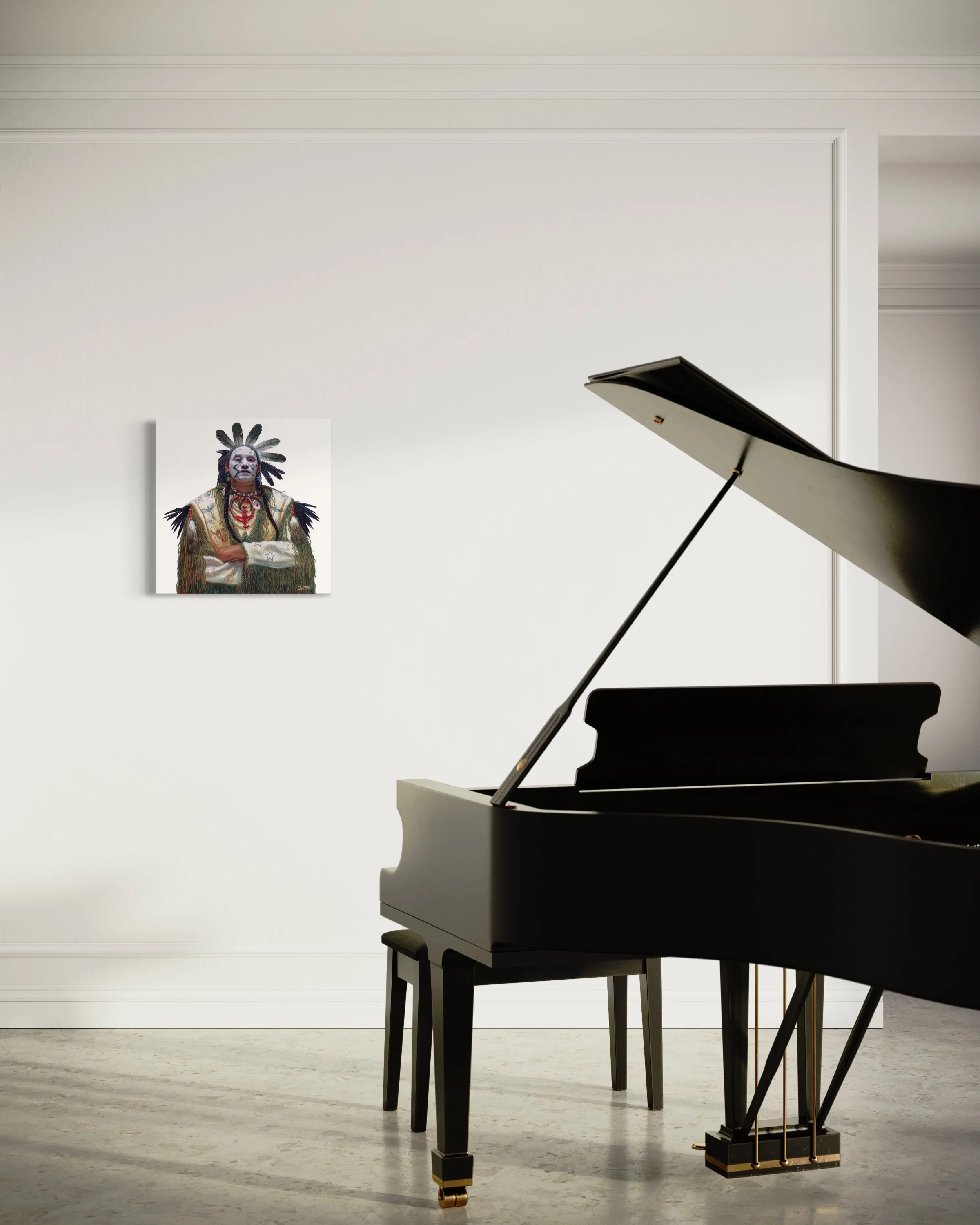 NIGHT CROW | Luxe Collection Canvas Print - Image 3