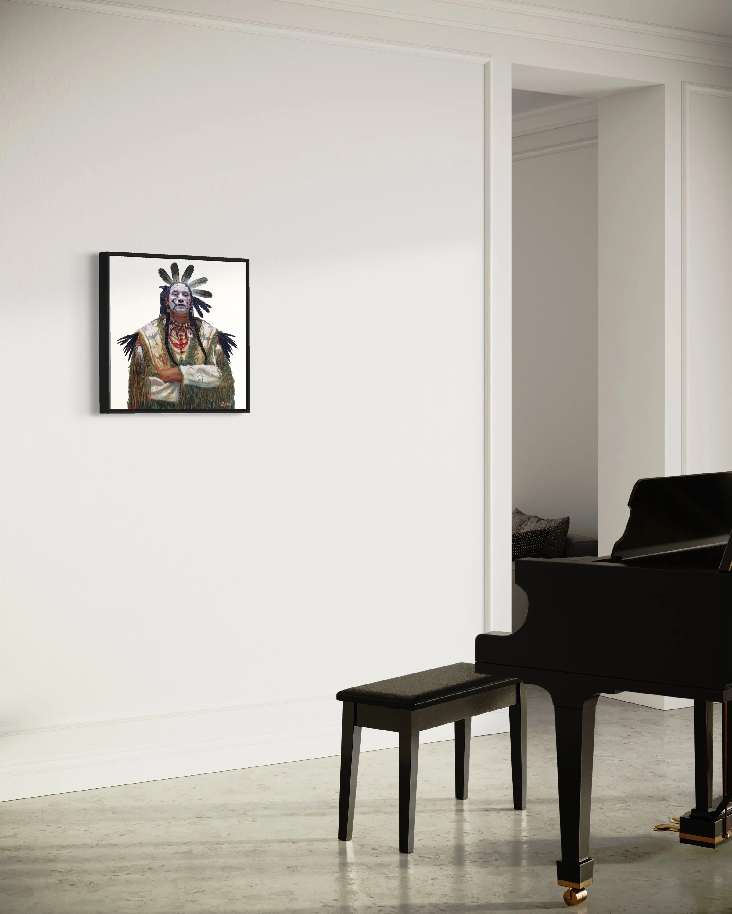 NIGHT CROW | Luxe Collection Canvas Print - Image 6