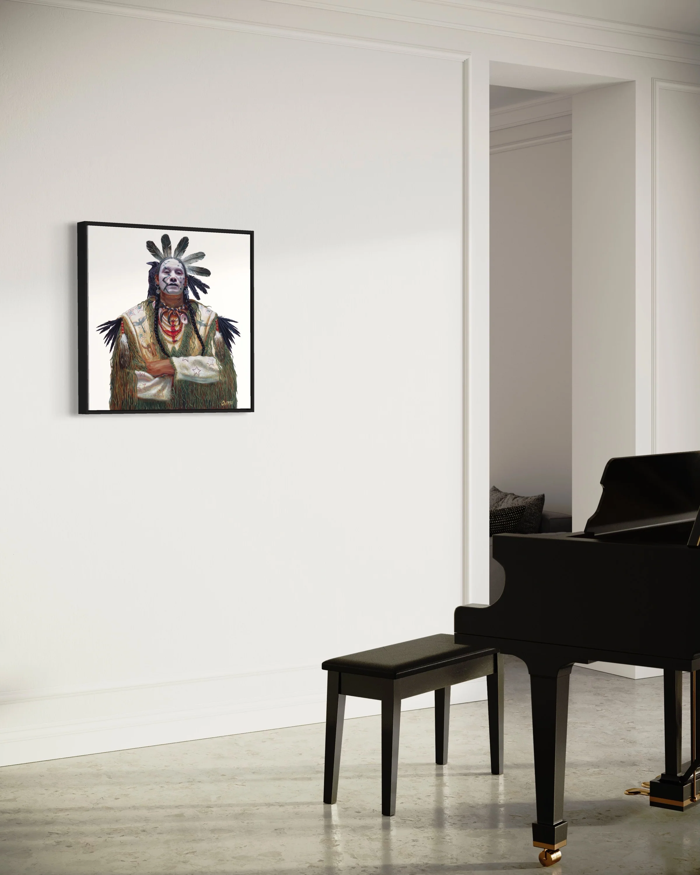 NIGHT CROW | Luxe Collection Canvas Print - Image 7