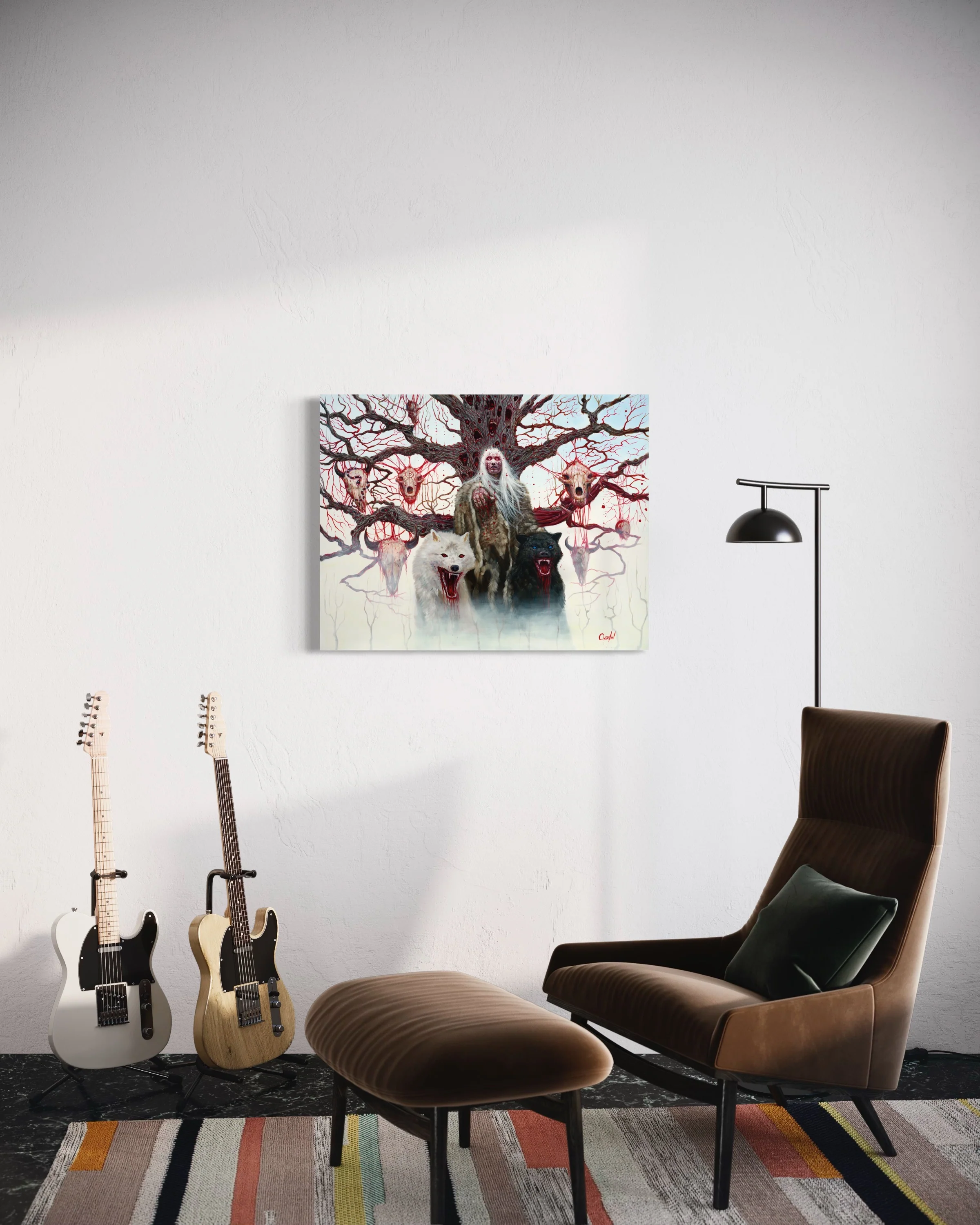 TREE OF BLOOD AND SOULS | Luxe Collection Canvas Print - Image 5