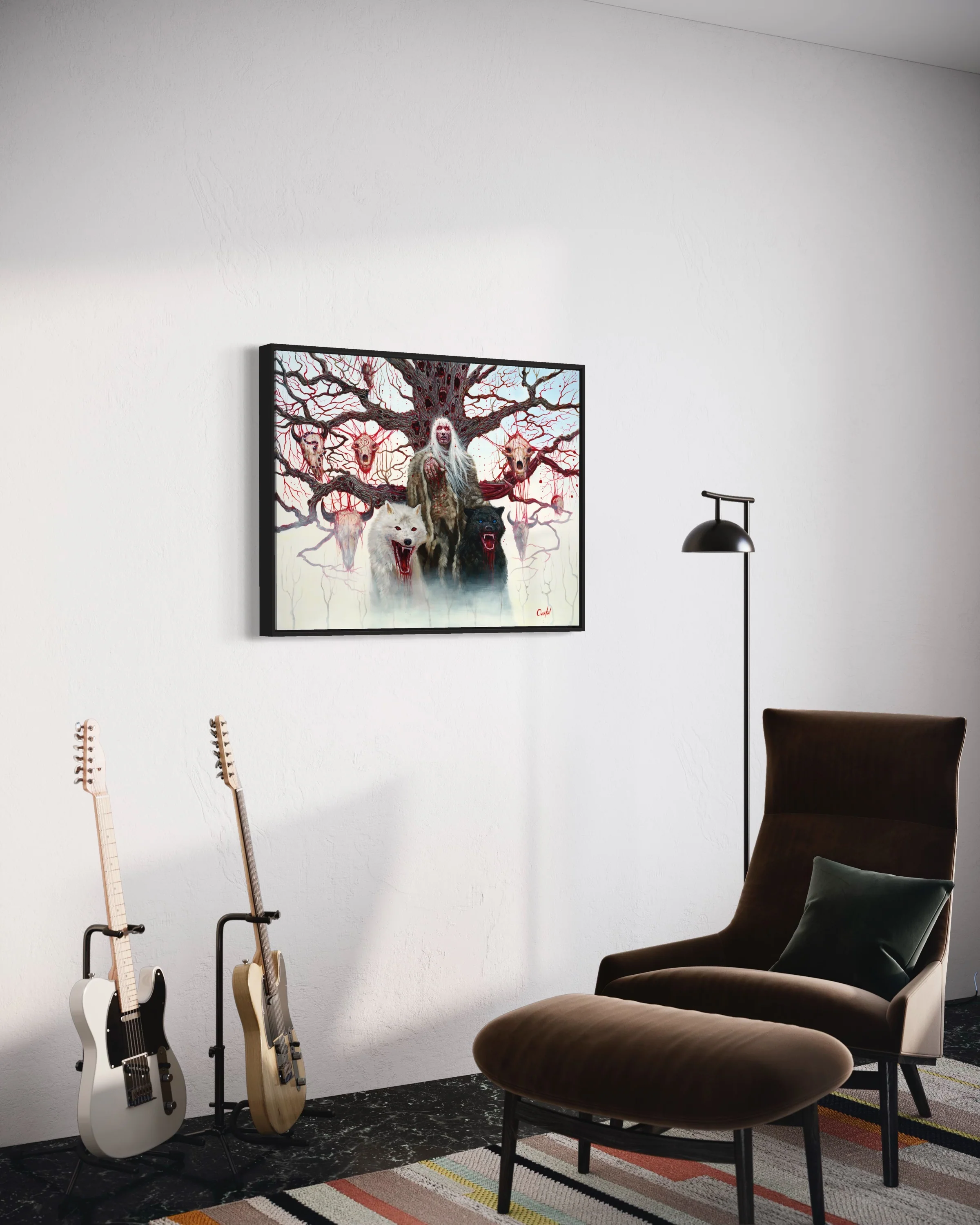 TREE OF BLOOD AND SOULS | Luxe Collection Canvas Print - Image 8