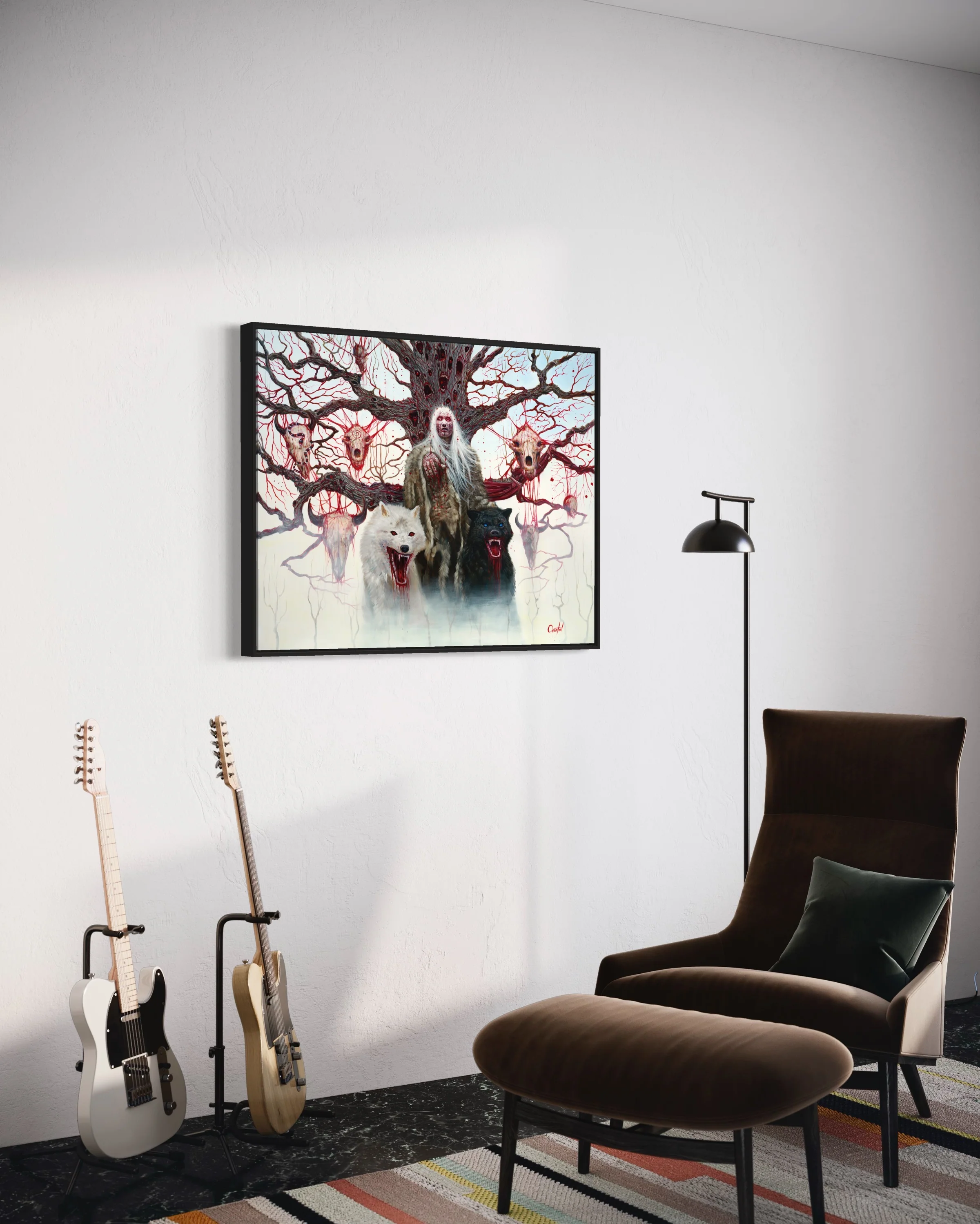 TREE OF BLOOD AND SOULS | Luxe Collection Canvas Print - Image 9