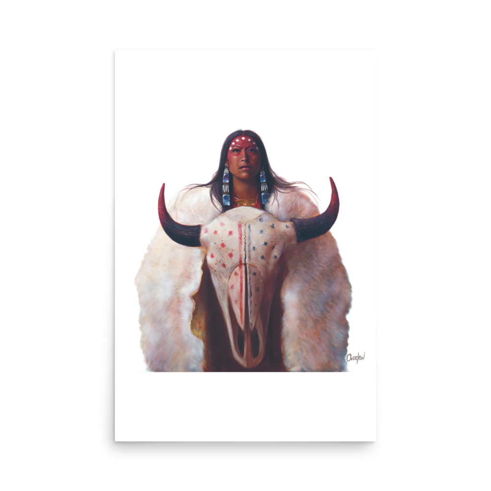 WHITE BUFFALO CALF WOMAN | Fine Art Print - Image 3